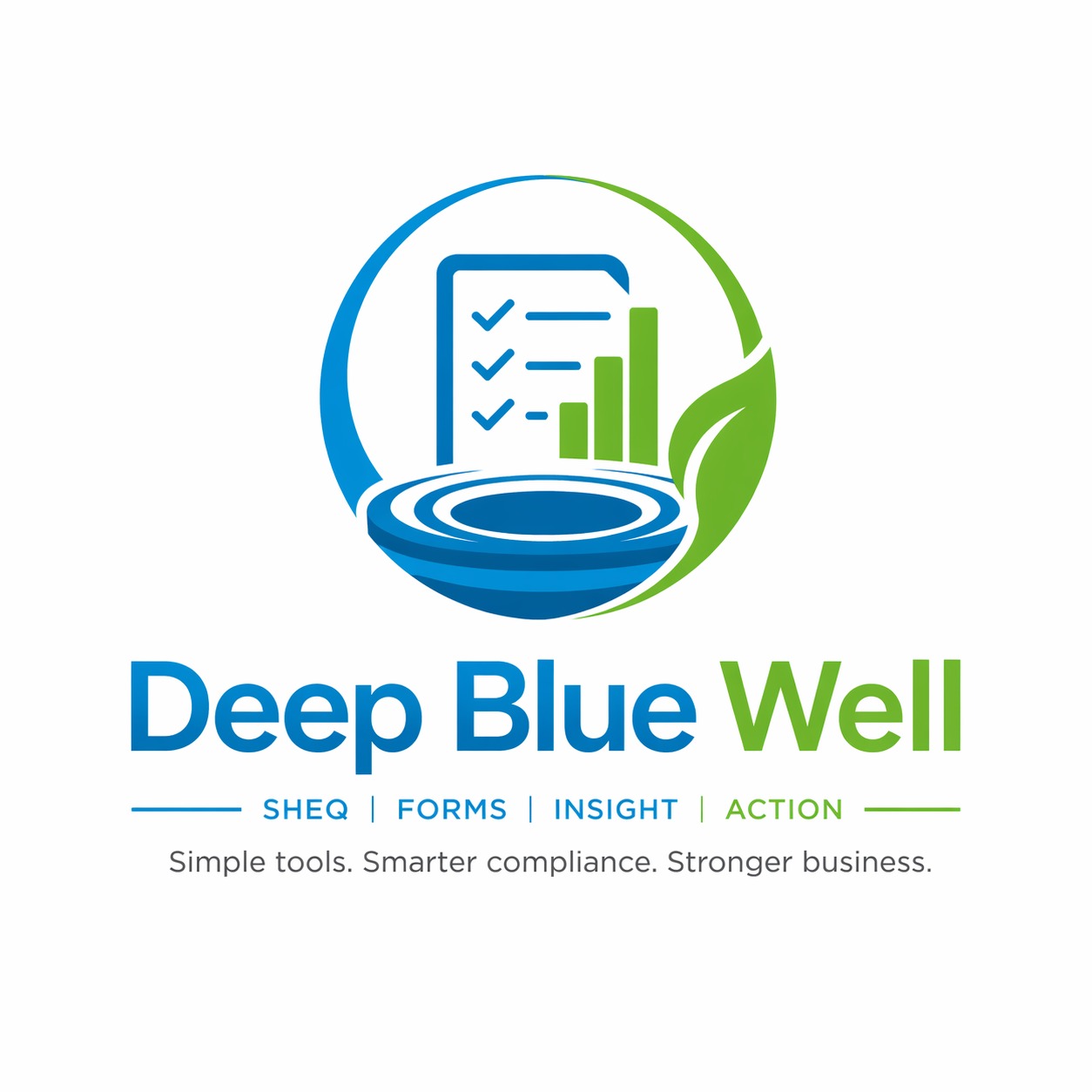 Deep Blue Well Logo